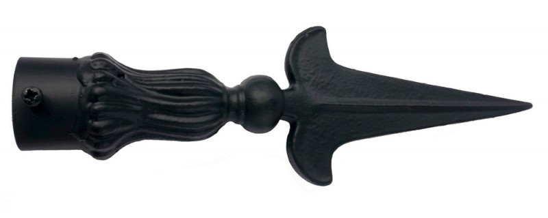 32mm Spear Finial – Black